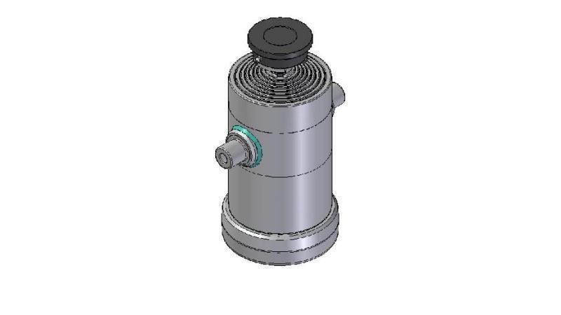 8013S - TELESCOPIC CYLINDER STANDARD/BALL 8 STAGES TRAVEL 2615 DIAMETER 240