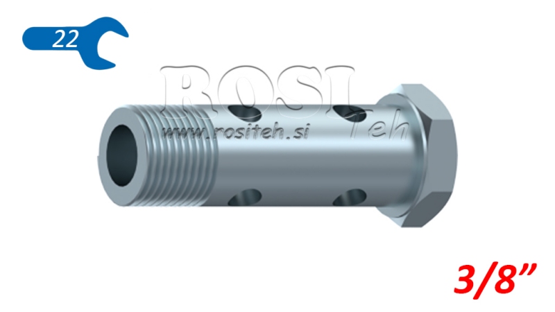 HÜDRAULINE TÜHI KRUVI KAHEKORDNE 3/8