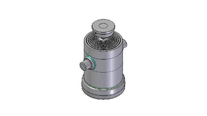 8053S -TELESCOPISK CYLINDER STANDARD/KUGLE 8 TRIN SLAG 2465 DIAMETER 300