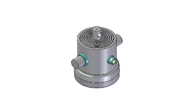 8300F - TELESCOPIC CYLINDER STANDARD/HOLE 8 STAGES STROKE 1000 DIAMETER 190
