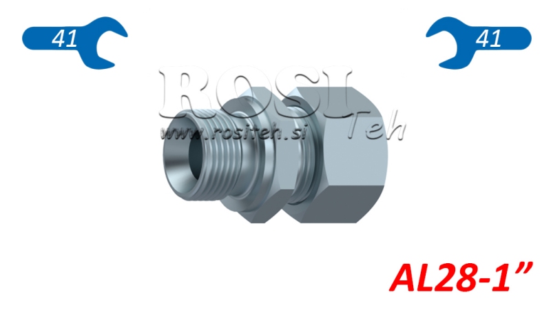 HIDRAVLIČNI DVOVIJAČNIK Z MATICO AL28-BSP1