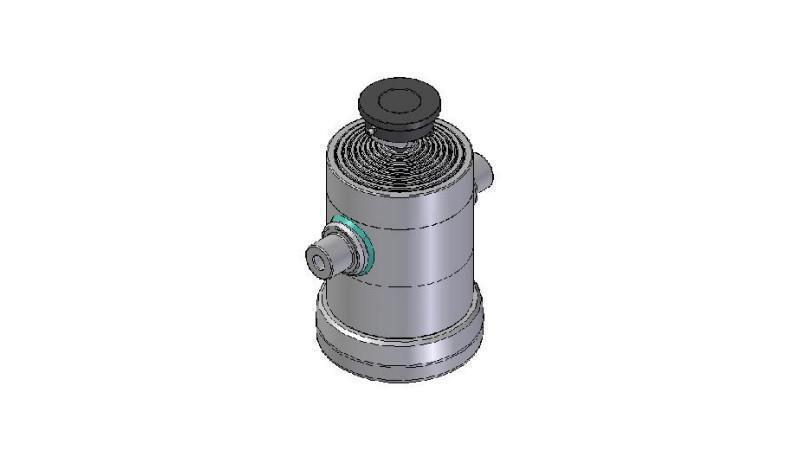 9033S - TELESCOPICKÝ CYLINDR STANDARD/KULIČKA 9 STUPŇŮ ZDVIH 2887 PRŮMĚR 270