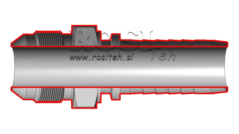 HIDRAVLIČNI PRIKLJUČEK AGJ JIC74° MOŠKI DN13-7/8”-14