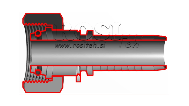 HIDRAVLIČNI PRIKLJUČEK DKOS 16 S ŽENSKI DN12-M24x1,5