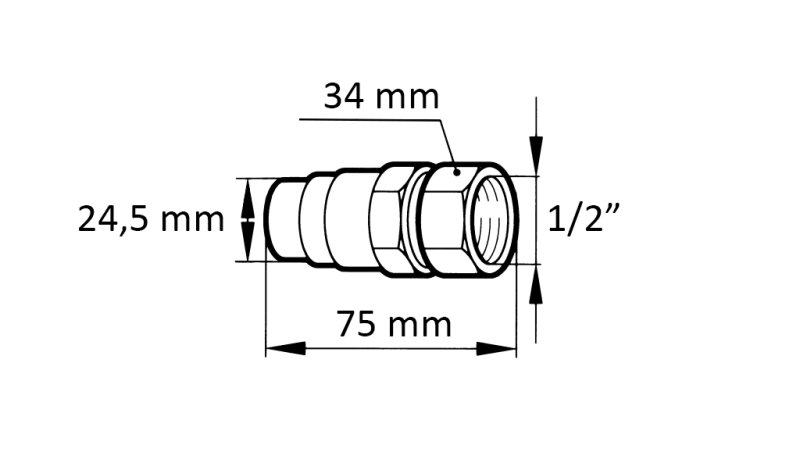GYORS KAPCSOLÓ BAGER FFH FÉRFI 1/2