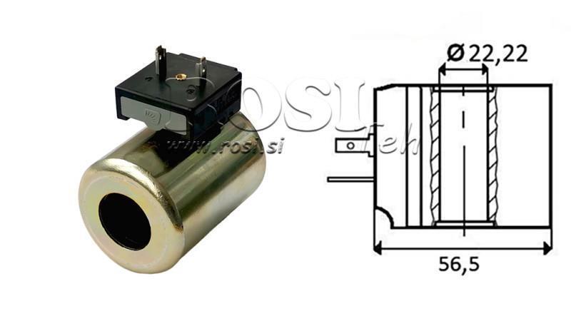 ELEKTROMAGNETICKÁ CÍVKA 24V DC - CB14 - fi 22.22mm-59mm 30W