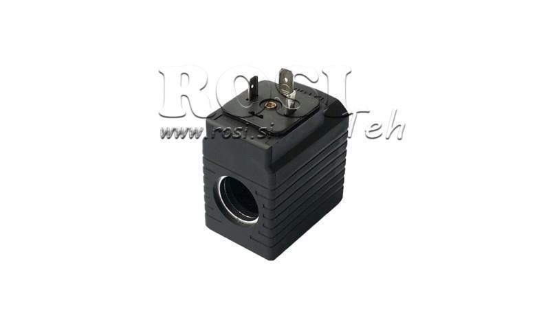 ELEKTROMAGNETICKÁ CÍVKA 12V DC - YE45 - fi 19.2mm-50mm 30W IP65