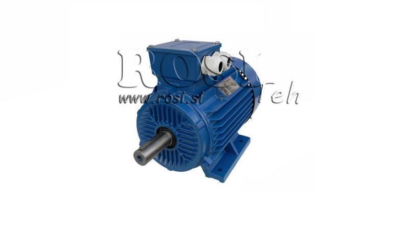 ELEKTRISK MOTOR 2P B3 3F fødder