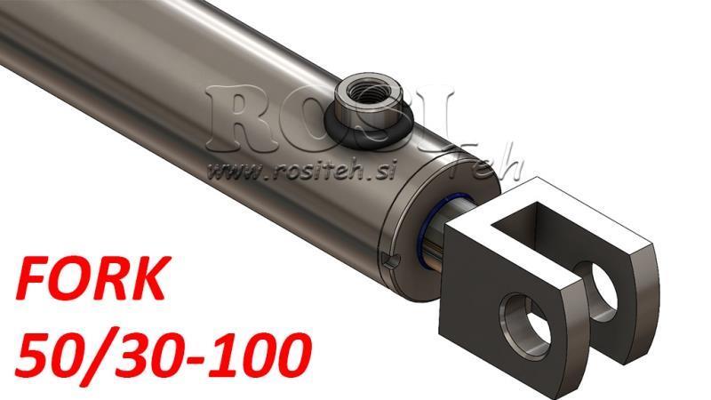 HYDRAULISK CYLINDER GAFLE 50/30-100