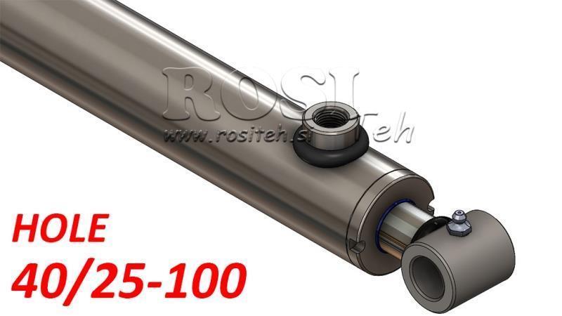 hydraulisk cylinder hul 40-25-100