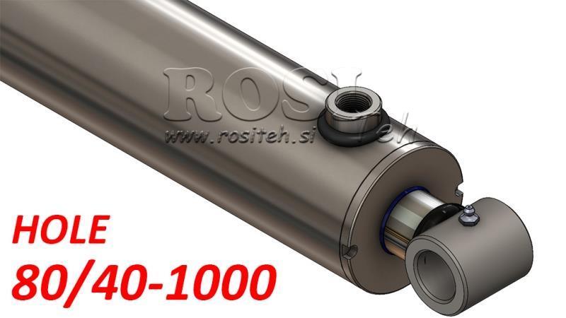 hydraulisk cylinder hul 80-40-1000
