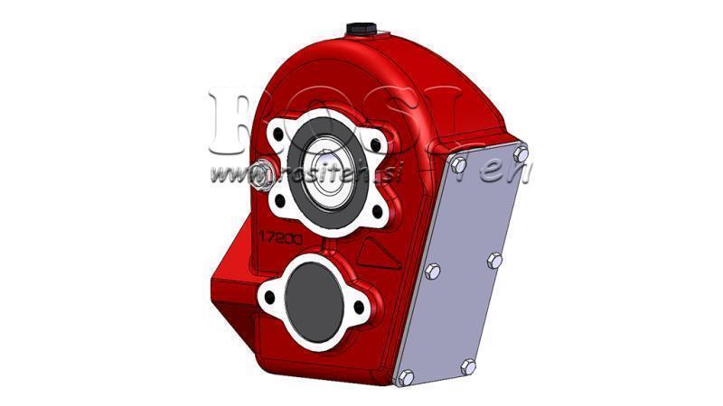 PŘEVODOVKA - PŘEVODOVKA RT210 PRO HYDRAULICKÝ MOTOR MP/MR/MS POMĚR 16.4:1