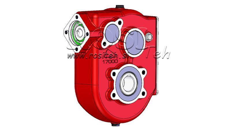 PŘEVODOVKA - PŘEVODOVKA RT360 PRO HYDRAULICKÝ MOTOR MP/MR/MS POMĚR 31.4:1