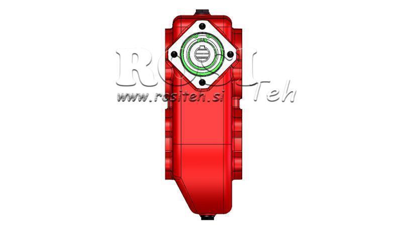 PŘEVODOVKA - PŘEVODOVKA RT360 PRO HYDRAULICKÝ MOTOR MP/MR/MS POMĚR 31.4:1
