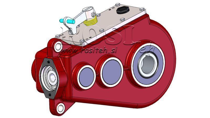 PŘEVODOVKA - PŘEVODOVKA RT4002V PRO HYDRAULICKÝ MOTOR MP/MR POMĚR 35.2:1 POMĚR 17.8:1