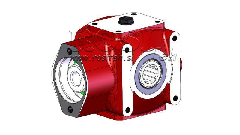 GEARKASSE - GEARKASSE RT90 TIL HYDRAULIKMOTOR MP/MR FORHOLD 3.1:1