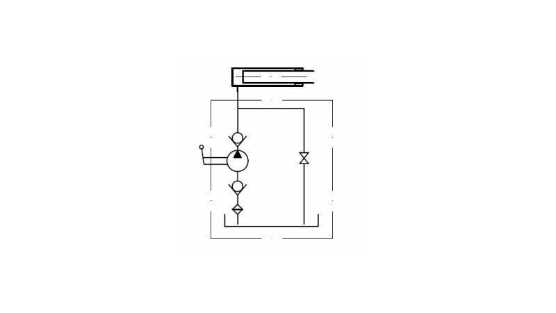 HÅNDPUMPE 20CC -SD- SELV-SUGENDE ENKEL RETNING - dimensioner