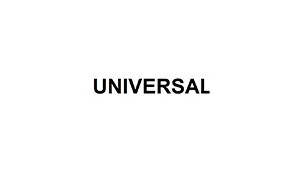 UNIVERZÁLNÍ