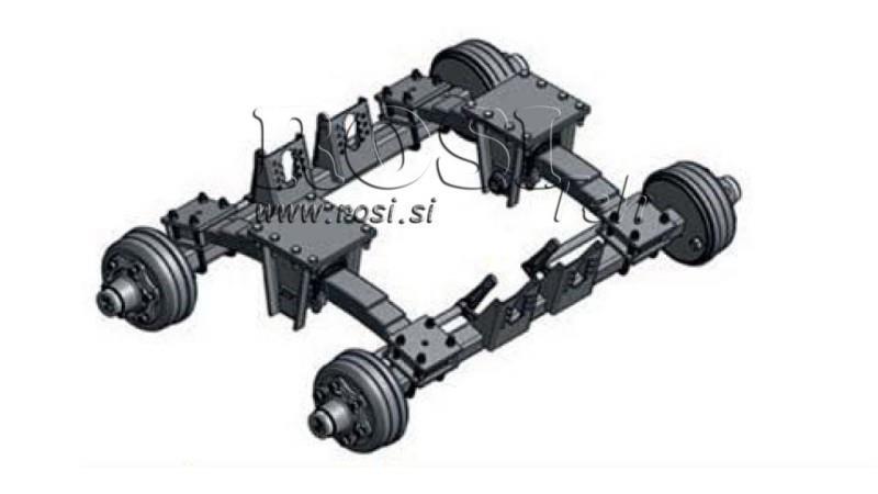 TANDEM KERE 12 TONNI KEEGA 80mm/1800mm