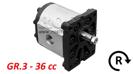 HÜDRAULILINE PUMP GR.3 36 CC PAREM - KEERMEGA