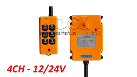 RADIO CONTROL 4CH - 12/24V