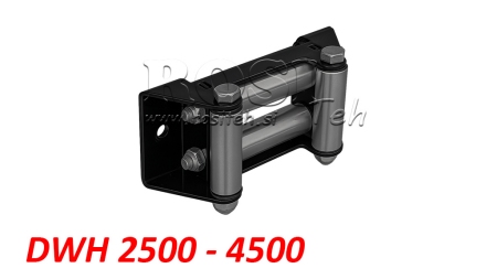 RULLENDE GUIDE TIL STÅL KABEL DWH 2500-4500
