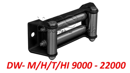 RULLENDE GUIDE TIL STÅL KABEL DWM, DWH, DWT, DWHI 9000-22000