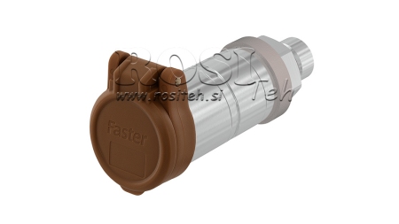PRUUN KAITSEKATE PVC NAINE KIIRKONNEKTOR PUSH PULL