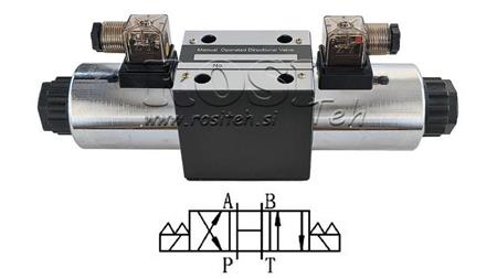 VANNE ÉLECTROMAGNÉTIQUE HYDRAULIQUE KV-4/3 CETOP 5 12/24/230V N3