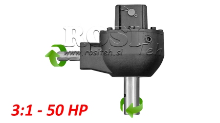 KOTNI REDUKTOR KSR50 3:1 (50HP-36,7kW) 