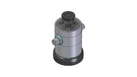 1051S - TELESCOPIC CYLINDER STANDARD/BALL 10 STAGES TRAVEL 2430 DIAMETER 300