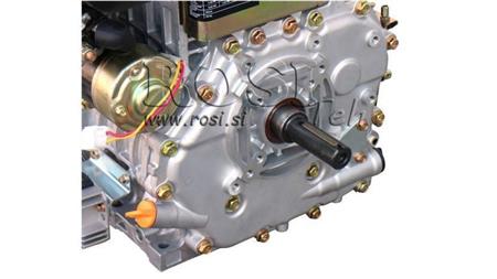 motor diésel 474cc-8.0kW-3,600 RPM-E-KW25x88-arranque eléctrico