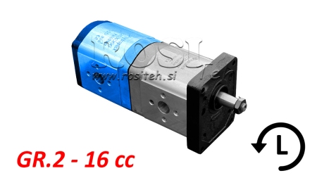HIDRAULIKUS SZIVATTYÚ 20A16X066 HÁTSÓ GR.2 16 CC BAL