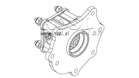 VÝSTUP PRE HYDRAULICKÉ ČERPADLO - MERCEDES ATEGO-1 - 7 DIER