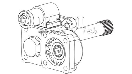 UDGANG TIL HYDRAULISK PUMPE - VOLVO SR-1700-2