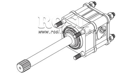 UDGANG FOR HYDRAULISK PUMPE - MAND