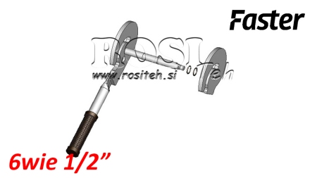 KÄEPIDE MULTI-FASTER 6TEELE 1/2 FIKSEERITUD OSA