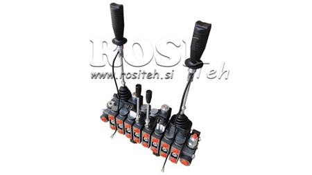 HIDRAULIKUS SZELEP HIAB 8xPC70 2x JOYSTICK - ELEKTROMOS VEZÉRLÉS 12V