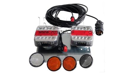ENSEMBLE DE LUMIERE MAGNETIQUE LED AVEC CABLE 7.5m 2.5m