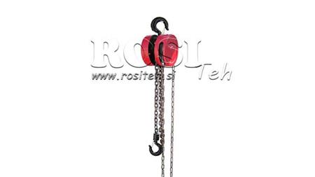 GARRUCHA DE CADENA - WINCH 1Ton x 2.5m