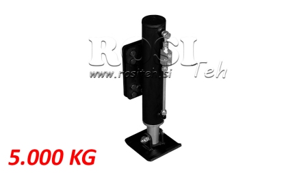 DWUKIERUNKOWA NOGA HYDRAULICZNA 365mm - 5.000kg