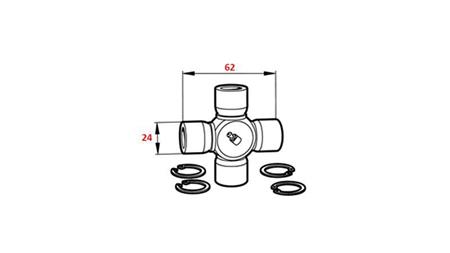 KRYDS F-24.00X62.00 TIL ECO CARDAN 790mm 35-60HP STANDARD