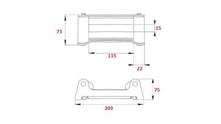 RULLEGUIDE TIL STÅL KABEL DWH 4500 HDL