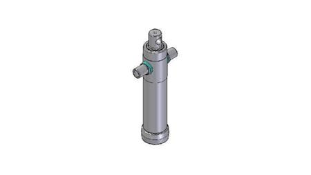 2022F -TELESKOPICKÝ CYLINDER ŠTANDARD/DIERA 2 STUPNE CESTA 595 PRIEMER 80