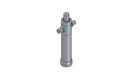 2023F -TELESKOPICKÝ CYLINDER ŠTANDARD/DIERA 2 STUPNE CESTA 695 PRIEMER 80
