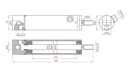 ΥΔΡΑΥΛΙΚΟΣ ΚΥΛΙΝΔΡΟΣ ΔΙΕΥΘΥΝΣΗΣ MASSEY FERGUSON OEM-3483329M92