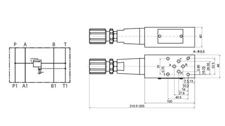 OHUTUSVENTIIL CETOP 3 (P) 15-315 BAR