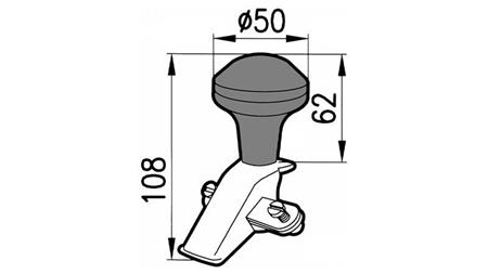 RUKOVÄŤ-GUĽA PRE RIM VOLANTU PRIEMER 360, 390, 400, 435