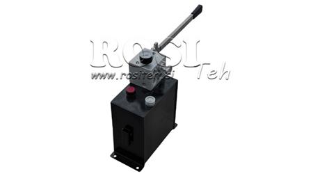 HYDRAULICKÝ RVBR AUTOMATICKÝ VENTIL PRE PRUŽINOVÝ VALEC S NÁDRŽOU A NÚDZOVOU RUKOVÄŤOU