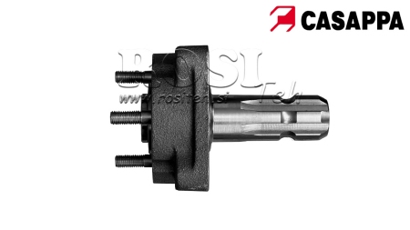 ADAPTADOR P.T.O. PARA BOMBA DE HIERRO FUNDIDO ASAE MACHO - 3 BOLTS